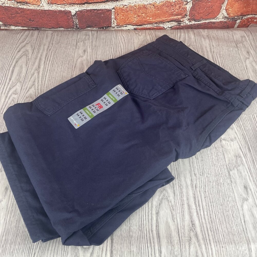 Carhartt Men's Flame-Resistant Midweight Canvas Pant Loose Fit 54x32